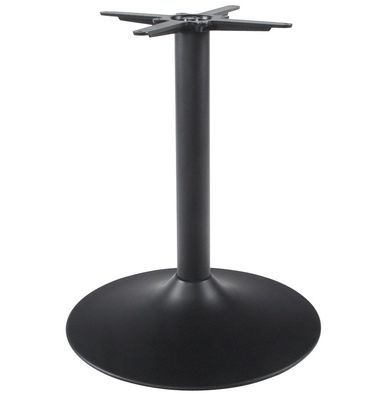 Kokoon® Tischfuß (ohne Tischplatte) 75 cm 60x60x75 cm, Metall, Schwarz,29 kg