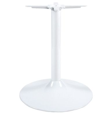 Kokoon® Tischfuß (ohne Tischplatte) 75cm 60x60x75 cm, Metall, Weiß,29 kg