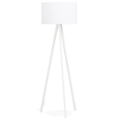 Kokoon® Design Stehlampe TRIVET 55x55x159 cm, Plastik / Polymer, Weiß,7,6 kg