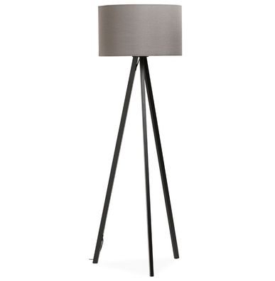 Kokoon® Design Stehlampe TRIVET 55x55x159 cm, Plastik / Polymer, Grau,7,6 kg