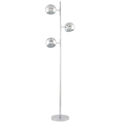 Kokoon® Stehlampe GLOBUS 25x43x164 cm, Metall, CHROM,11 kg