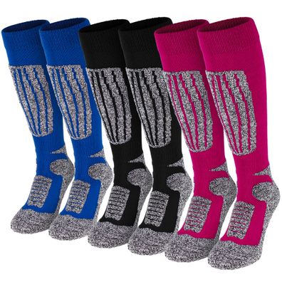 Black Snake® 2 Paar Sportsocken Socken für Herren und Damen Skisocken Snowboardsocken