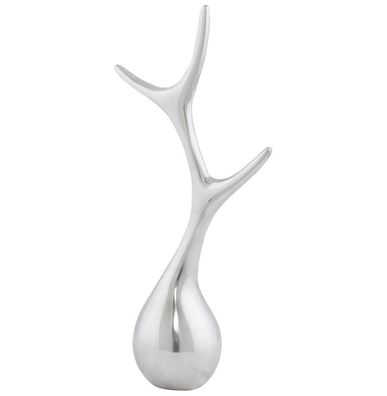 Kokoon® Dekoratives Design-Accessoire HORN 9x16x36 cm, Metall, Aluminium,2 kg