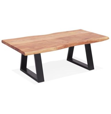 Kokoon® Niedriger Design-Tisch MORI COFFEE TABLE 65x115x40 cm, Holz , Natürlich,50,75