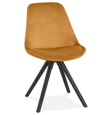 Kokoon® Design-Stuhl JONES 48x56x84 cm, Textil, Musettarde,11,84 kg