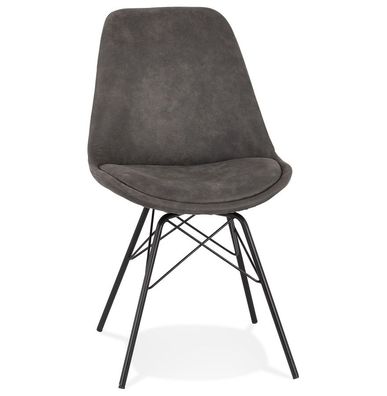 Kokoon® Design-Stuhl CLEOR 45x55x83 cm, Textil, Dunkelgrau,9 kg