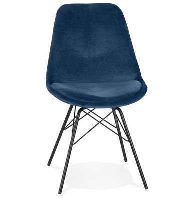 Kokoon® Design-Stuhl DOLCE 45x55x83 cm, Textil, Blau,9 kg