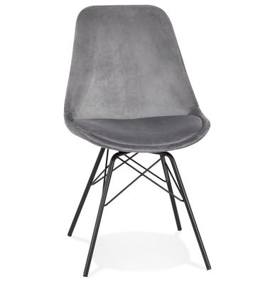 Kokoon® Design-Stuhl DOLCE 45x55x83 cm, Textil, Grau,9 kg