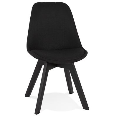 Kokoon® Design-Stuhl COMFY 48x56x82 cm, Textil, Schwarz,10,78 kg