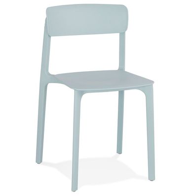 Kokoon® Design-Stuhl Macaron 48x47x79 cm, Plastik / Polymer, Blau,7 kg