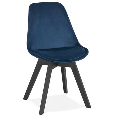 Kokoon® Design-Stuhl PHIL 48x56x85 cm, Textil, Blau,11,62 kg