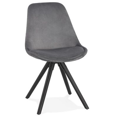Kokoon® Design-Stuhl JONES 48x56x84 cm, Textil, Grau,11,84 kg
