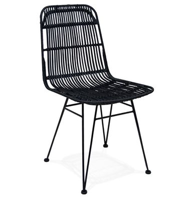 Kokoon® Design-Stuhl Manifik 45x57x88 cm, Holz , Schwarz,9,46 kg