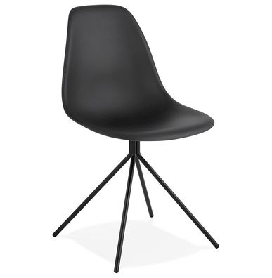 Kokoon® Design-Stuhl DORIS 46x50x83 cm, Plastik / Polymer, Schwarz,9,57 kg