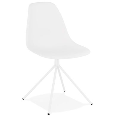 Kokoon® Design-Stuhl DORIS 46x50x83 cm, Plastik / Polymer, Weiß,9,57 kg