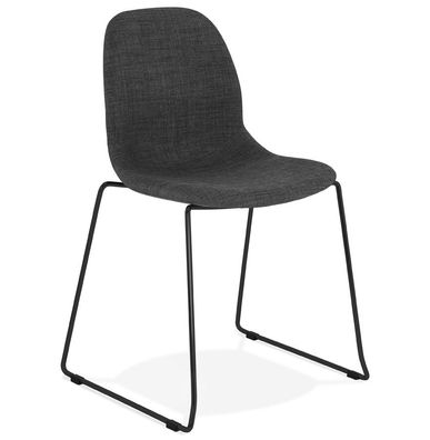 Kokoon® Design-Stuhl Silento 50x54,5x85 cm, Textil, Dunkelgrau,12,73 kg