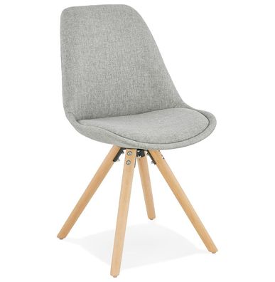 Kokoon® Design-Stuhl BRASA 48x56x82 cm, Textil, Grau,11 kg
