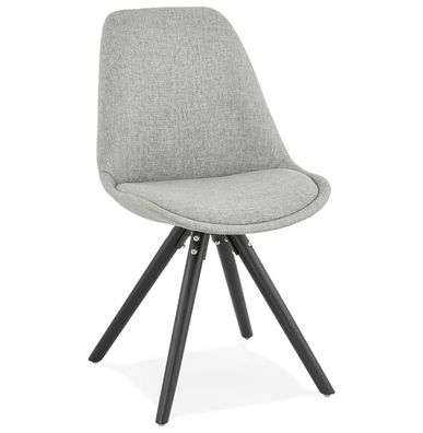 Kokoon® Design-Stuhl BRASA 48x56x82 cm, Textil, Grau,11 kg
