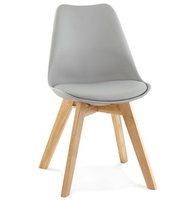 Kokoon® Design-Stuhl TYLIK 48x56x83 cm, Plastik / Polymer, Grau,9 kg