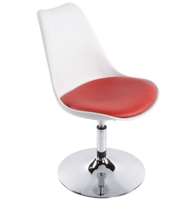 Kokoon® Design-Stuhl Victoria 48x54x85 cm, Kunstleder, Weiß,10,5 kg