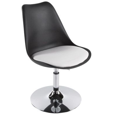 Kokoon® Design-Stuhl Victoria 48x54x85 cm, Kunstleder, Schwarz,10,5 kg