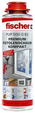 fischer Premium Pistolenschaum Kompakt PUP 500