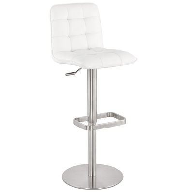 Kokoon® Design-Barhocker Salamanca 41x52x112 cm, Kunstleder, Weiß, 17,9 kg