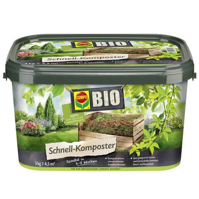 COMPO BIO Schnell - Komposter 3 kg für ca. 4,5 m³