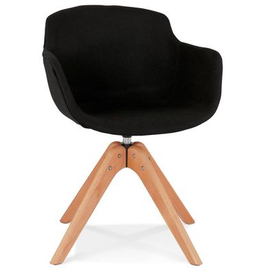 Kokoon® Design-Sessel TIGRU 54x59x80 cm, Textil, Schwarz, 10,3 kg