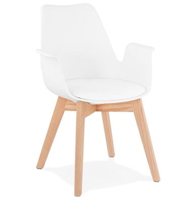 Kokoon® Design-Sessel Alcapone 50x58,5x82 cm, Plastik / Polymer, Weiß, 11,43 kg