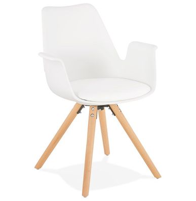 Kokoon® Design-Sessel SKANOR 50x58,5x82 cm, Plastik / Polymer, Weiß, 12,73 kg
