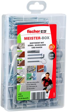 fischer MeisterBox UX + Schrauben + Haken (118)