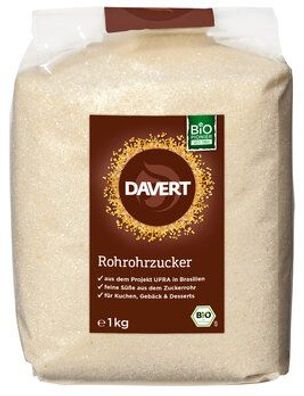 Davert 3x Rohrohrzucker UFRA 1kg 1kg