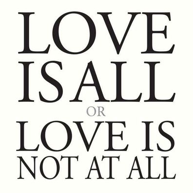 Marc Carroll: Love Is All Or Love Is Not At All (Limited-Edition)