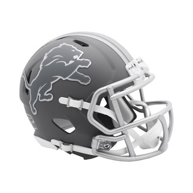 NFL Mini Helm Detroit Lions Slate Speed Riddell Footballhelm 095855631448