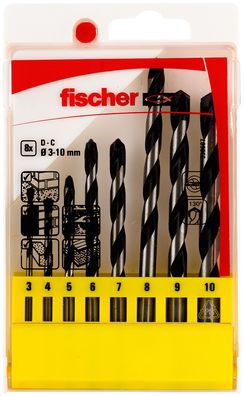 fischer Betonbohrer D-C Set 3-10mm P (8)