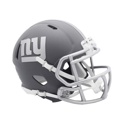 NFL Mini Helm New York Giants Slate Speed Riddell Footballhelm 095855631417