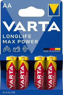 Batterie VARTA Longlife Max Power Mignon AA