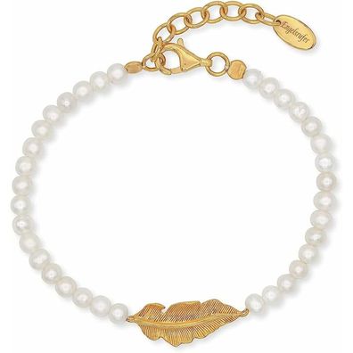 Pozlacený perlový náramek ze støíbra ERB-GLORY-FED-G
