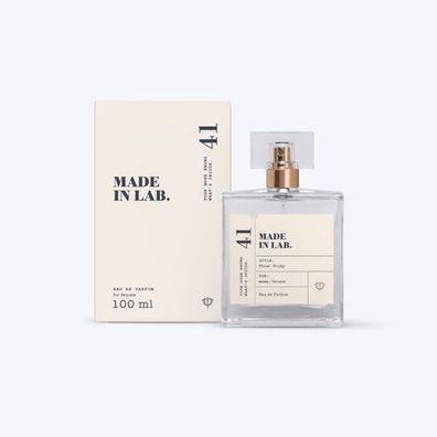 Made In Lab 41 Damen Eau de Parfum, 100ml - Inspiriert von Sommerleichtigkeit