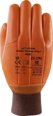 Kälteschutzhandschuh »ActivArmr Winter Monkey Grip® 23-191« (Gr. 10 )