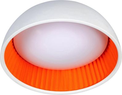 ETH Ringo LED-Deckenleuchte Ø 49 cm | Weiß/ Orange