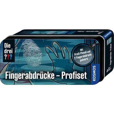 Die drei ??? Fingerabdrücke-Profiset (XL-Dose mit Profi-Pinsel und 2 Fingerabdruck...