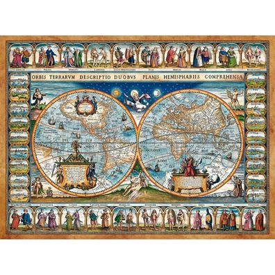 Castorland Puzzle Weltkarte 1639, 2000 Teile