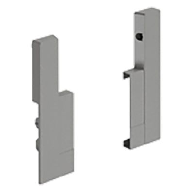 Verbinder für Aluminiumfront InnoTech, 144 mm, links und rechts, grau