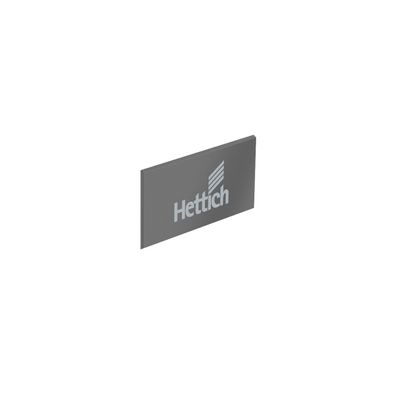 ArciTech Abdeckkappe, anthrazit mit Hettich Logo