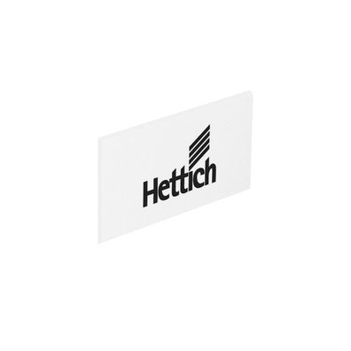 ArciTech Abdeckkappe, weiß mit Hettich Logo