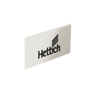 ArciTech Abdeckkappe, Edelstahl Optik mit Hettich Logo