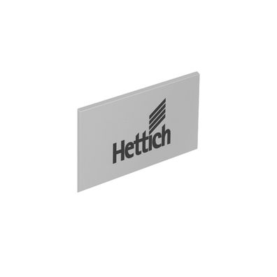 ArciTech Abdeckkappe, Aluminium Optik mit Hettich Logo