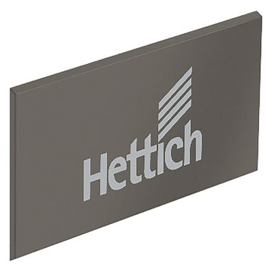 ArciTech Abdeckkappe, quarzgrau mit Hettich Logo